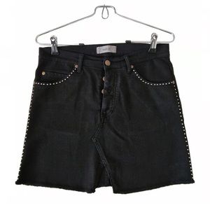BA&SH black denim skirt